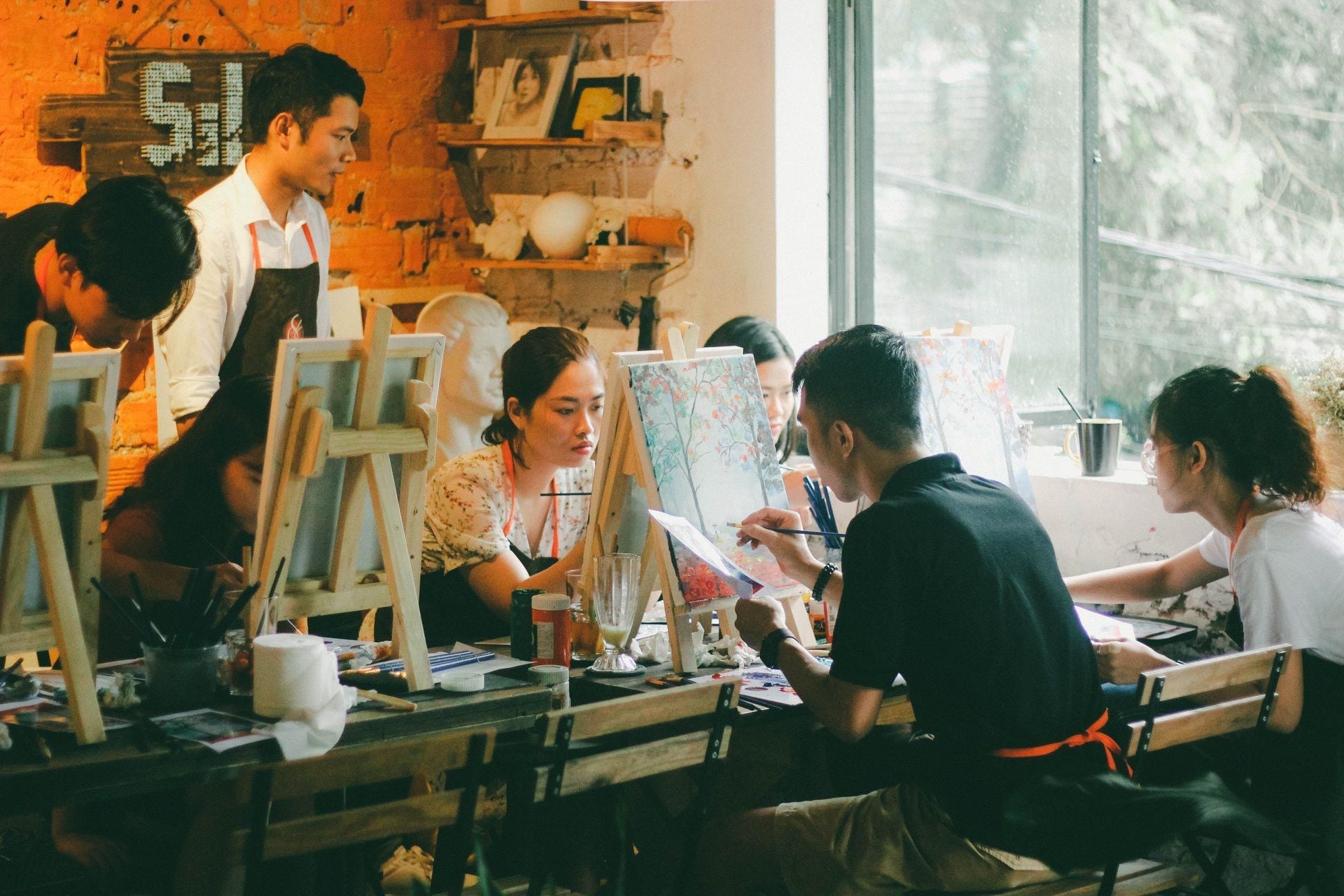 Không gian workshop ấm cùng
